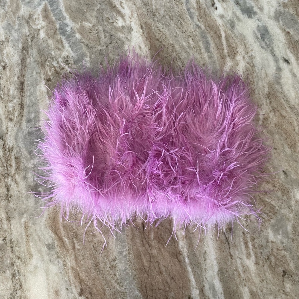 Buddy Love Feather Crop Top